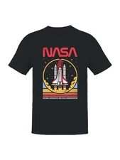 Officially Licensed NASA Space Shuttle Launch Graphic Men's T-shirt