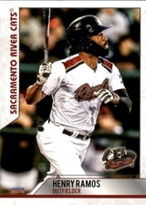 2019 Sacramento River Cats Choice #15 Henry Ramos Puerto Rico PR Baseball Card