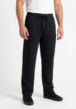 Mens Sleep Pants with Pockets- Black-Heather Grey- XS- 3XL