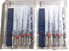 20pk 25mm .06 Asst Vortex Blue Rotary Files Dentsply Tulsa Dental Root 15-40