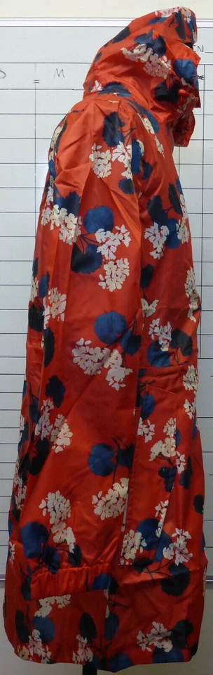 Joules 204454 GoLightly Red Lilypad Packaway Jacket Waterproof Mac Coat Women 10 - Image 2 of 4