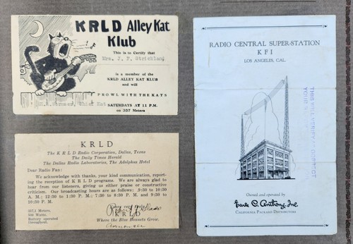 Mostly 1927 Radio Station Correspondence U.S. Cuba Canada - 第 3/24 張圖片