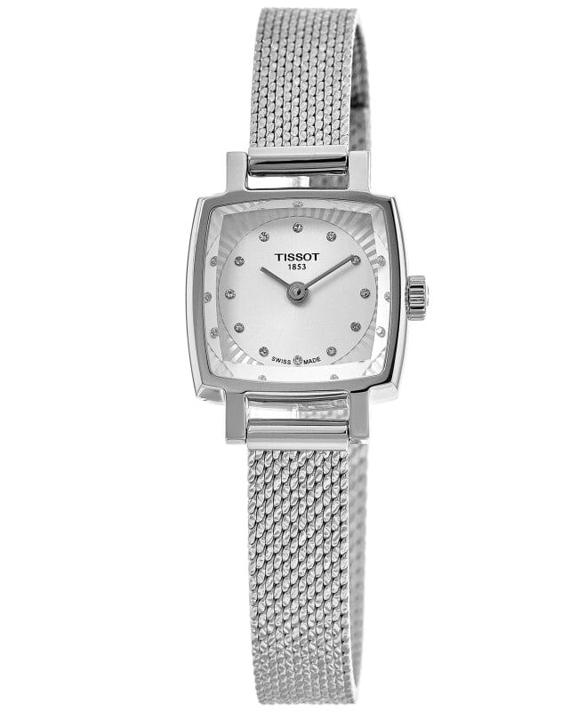 Новые серебряные женские часы Tissot T-Lady Lovely Square T058.109.11.036.00