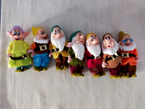 7pcs Disney Snow White And The Seven Dwarfs Action Figure Toys 5.9" Pvc Dolls