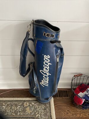 Vintage 3 Division Mizuno Carry Cart Tour Trolley Golf Clubs Bag* Vintage 3 Division Mizuno Carry Cart Tour Trolley Golf Clubs Bag*