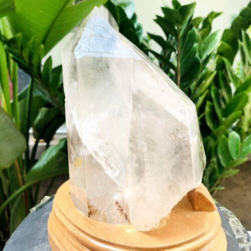 Muestra mineral de cristal de cuarzo fantasma verde natural de 5,41 lb Reik + soporte - Imagen 17 de 20