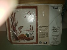 Vintage The Creative Circle Sportsman's Dream Needlepoint Kit Complete New 0351