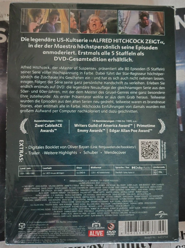 Alfred Hitchcock zeigt Presents 1985-89 Series DVD German audio only - Image 2 of 3
