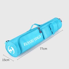 2 Borse Per Tappetino Yoga - Con Coulisse E Tracolla, 23x130cm, Tessuto Oxford Resistente - Foto 5