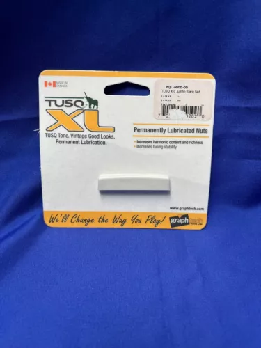 Graph Tech Tusq XL PQL-4000-00 X-L Jumbo Blank Nut for Guitar