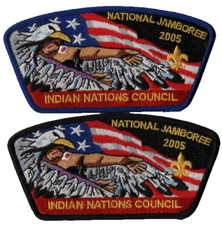 2005 Jamboree Indian Nations Council OK Set of 2 JSP Bdr (AR255)