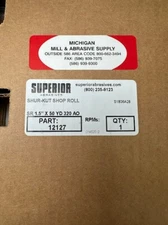 SUPERIOR SHUR-KUT SHOP ROLL 12126 SR 1.5"X50 YD 320 GRIT A/O