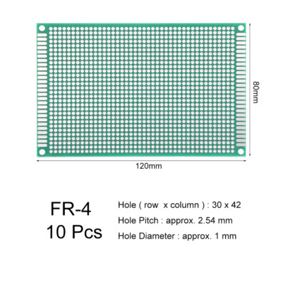 Elektronik Basteln Doppelseitige Universal-Platine 10x22cm – Lochrasterplatine Für DIY-Elektronik Elektronik Basteln Doppelseitige Universal-Platine 10x22cm – Lochrasterplatine Für DIY-Elektronik