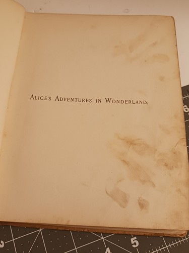 ALICE'S ADVENTURES in WONDERLAND 1905 Illustrated John TeNniel LOTHROP PUBLISH - Picture 17 of 19
