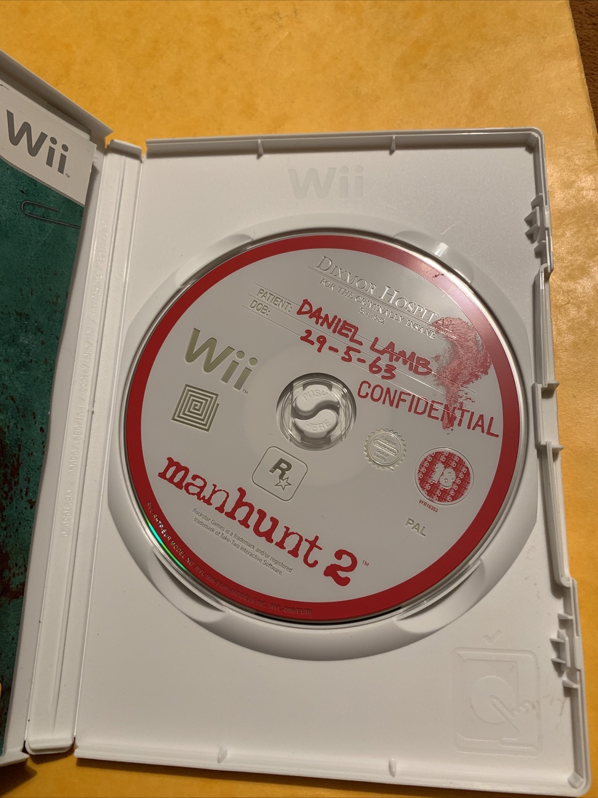 Manhunt 2 Nintendo Wii UK PAL Complete Horror Game Tested