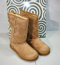 Gitano Boots Beige Women's Size 7 New Vintage