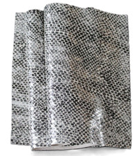 Echtes Leder, Nappaleder, Lammleder 20 cm X 14 cm Stärke 0,5 mm Schlangenoptik