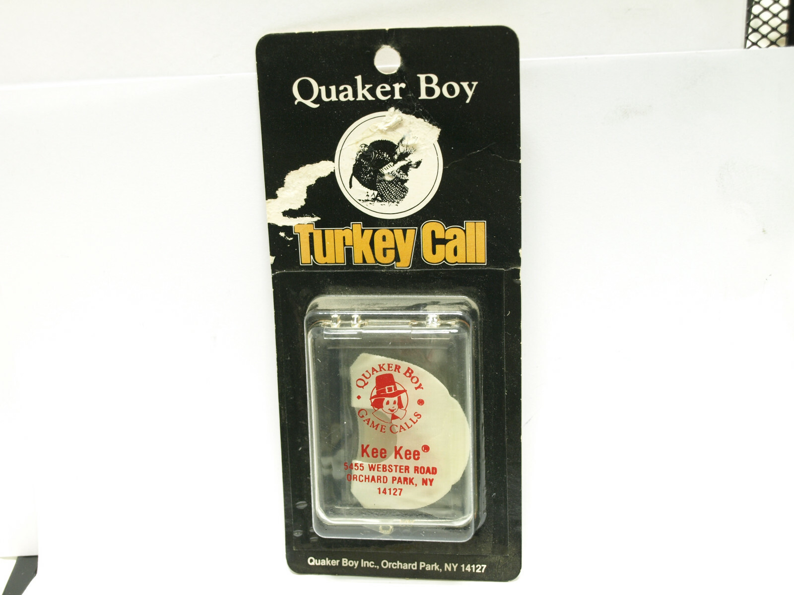Vintage Quaker Boy Turkey Call Kee Kee Small Frame NEW 11102 eBay