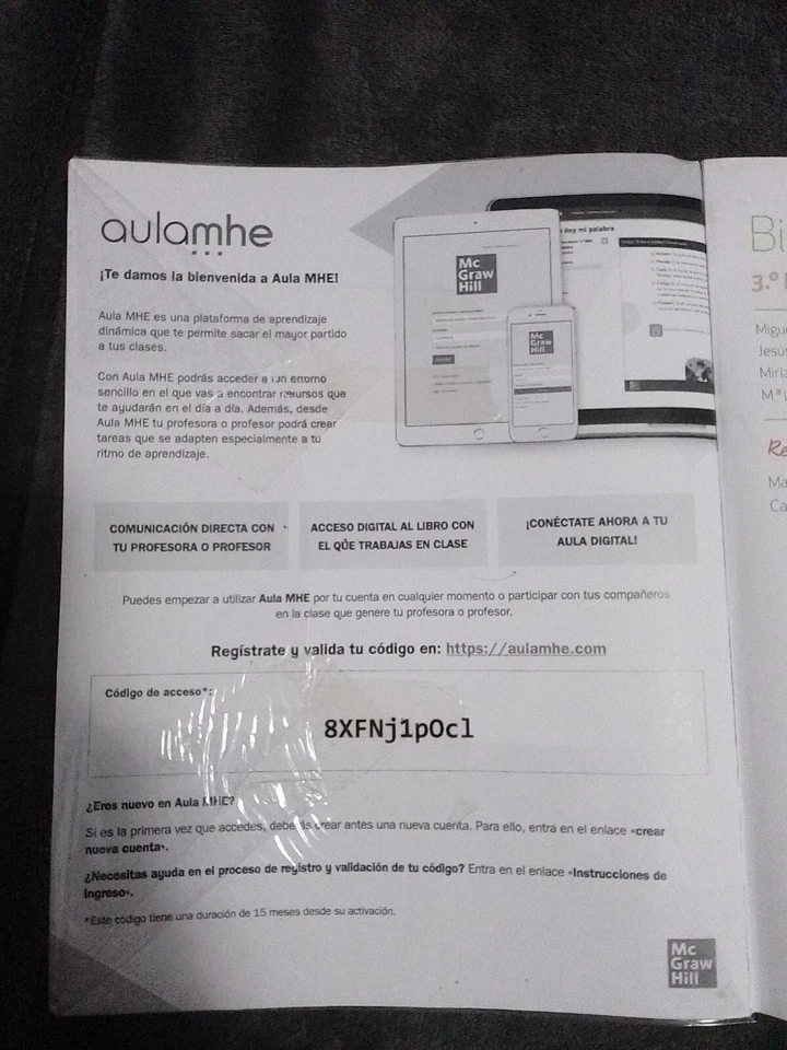 Libro Biología y geología MC Graw Hill 3 ESO - Imagen 3 de 4