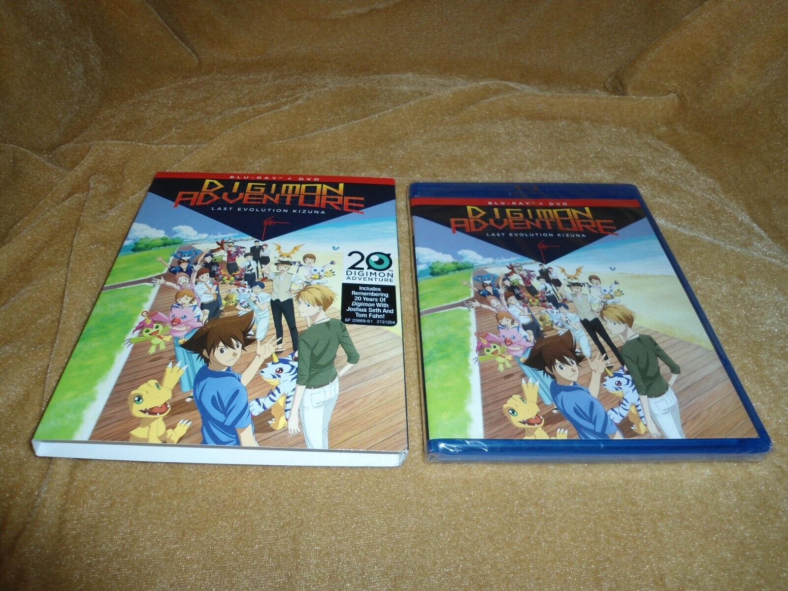 Digimon Adventure: Last Evolution Kizuna Blu-ray + DVD & Slipcover New Free  Ship