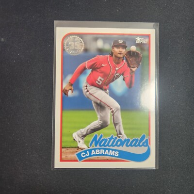 2024 Topps Series 2 - 89B2-44 CJ Abrams, Washington Nationals    L31