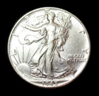 1945 Walking Liberty Half Dollar 50 Cents High Grade