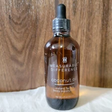 Measurable Difference Coconut Oil Instant Face Body Moisturizer fl oz