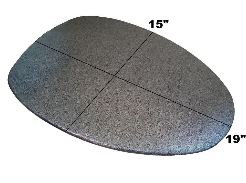 Cubierta de tapa de tela brillante para modelos de asiento de inodoro redonda y alargada hecha a mano en EE. UU. Foto 3 de 4