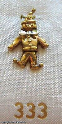 *Mannanhänger Anhänger aus Clown Harlekin in aus 333 Gold für Kette Damen Hals - Picture 2 of 5