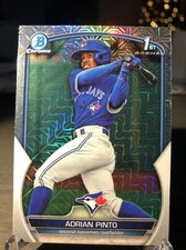2023 Bowman Chrome Mega Box #BCP-250 Adrian Pinto Mojo Refractor 1st RC