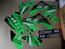 FLU  DESIGNS PTS6 TEAM  KAWASAKI GRAPHICS  KX450F  KX450 2009 2010 2011