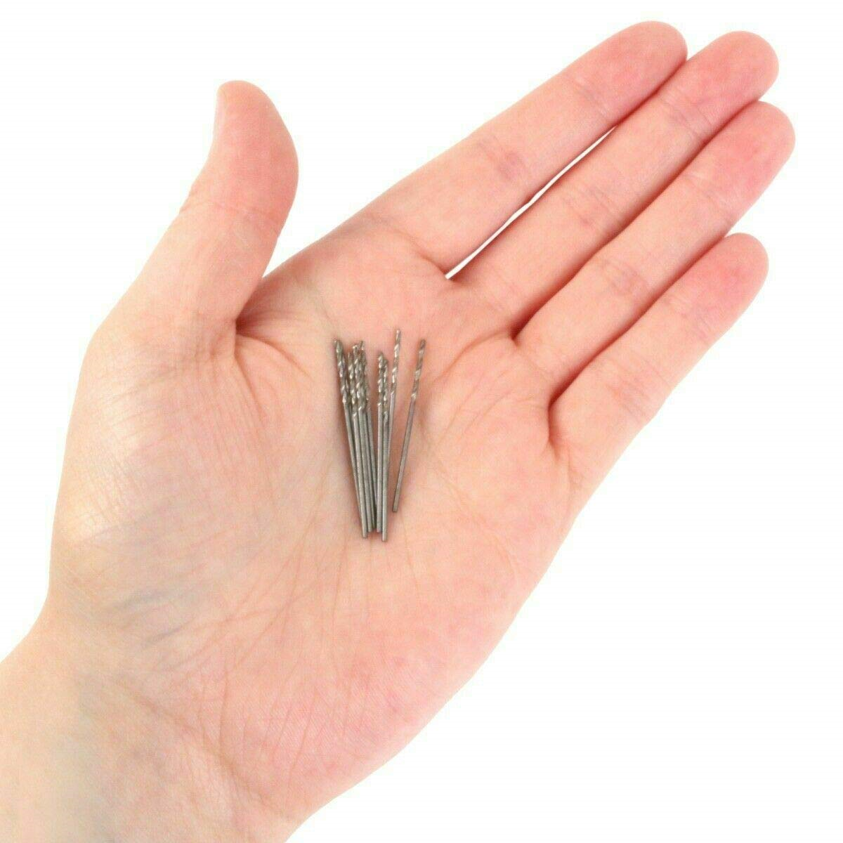 20 Pcs 1.3 mm HSS Micro Twist Drill Bit, Mini High Speed Steel Drill