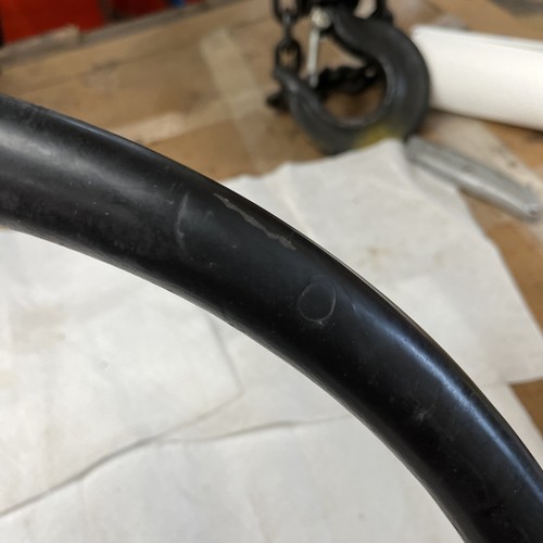 Peterbilt 379 Steering Wheel 20” Black Used Leather ZZ - Foto 6 di 15