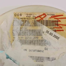 B45196-H2477-M509 470MF 10V EPCOS TANTAL CAPACITOR (18 PCS)