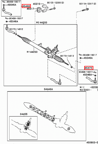Genuine Toyota Aristo JZS161 JZS160 RH & LH Steering Outer Track Tie Rod End - Picture 7 of 17