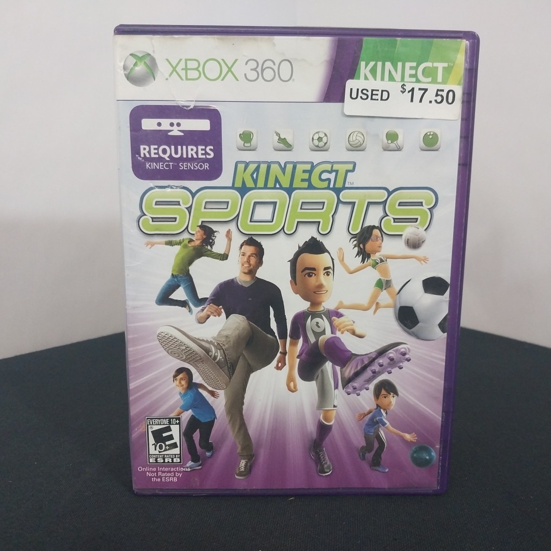 Kinect Sports XBox 360 Game Disc; Acceptable Condition!