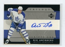 2005-06 Upper Deck Trilogy Scripts Nik Antropov #SFS-NA Auto