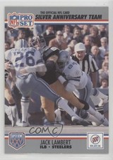 1990 Pro Set Super Bowl XXV Binder Set Jack Lambert #19 HOF 3b8