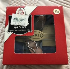Men  s Vintage Sock Garters New In Box