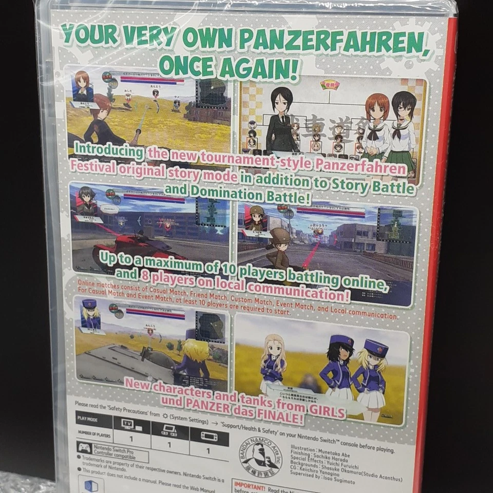 Girls Und Panzer Dream Tank Match DX Nintendo Switch Asian Game In ENGLISH New S - Image 4 of 4