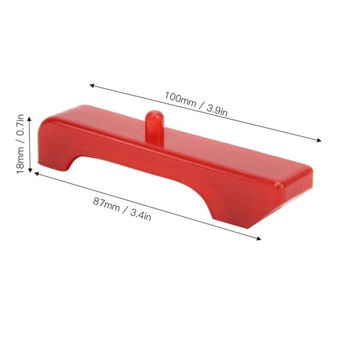 ▫4PCS Small Block Engined Radiator Isolating Pad Red Urethane Car Accessoty For - Picture 5 of 12