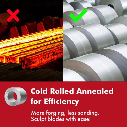 1095 High Carbon Knife Making & Forging Steel - Cold Rolled Annealed Steel fo... - Picture 3 of 7