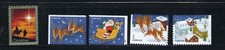 US Scott #4711 & 4712-4715 2012 Édition Noël Lot de 5 Timbres