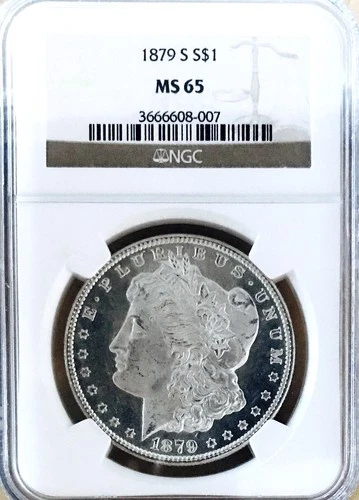 1879 S MORGAN DOLLAR NGC MS65***LOOKS ULTRA PL++ PQ+++ CLEAN CHEEK GEM NR #64602