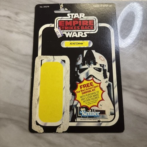 Vintage Star Wars 1977 To 1980 CardBACK AT-AT Driver
