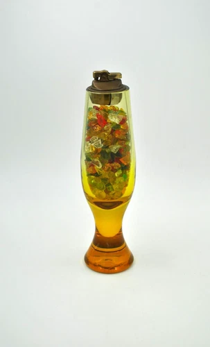 Vintage Blenko Glass Lighter #644 - Lemon Color