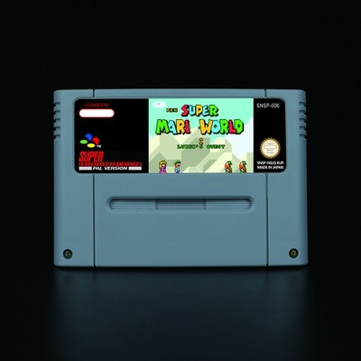 H@CK ROM - New Super Mario World 2 - Luigi's Quest FOR SNES PAL
