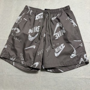 nike just do it washed shorts in grey