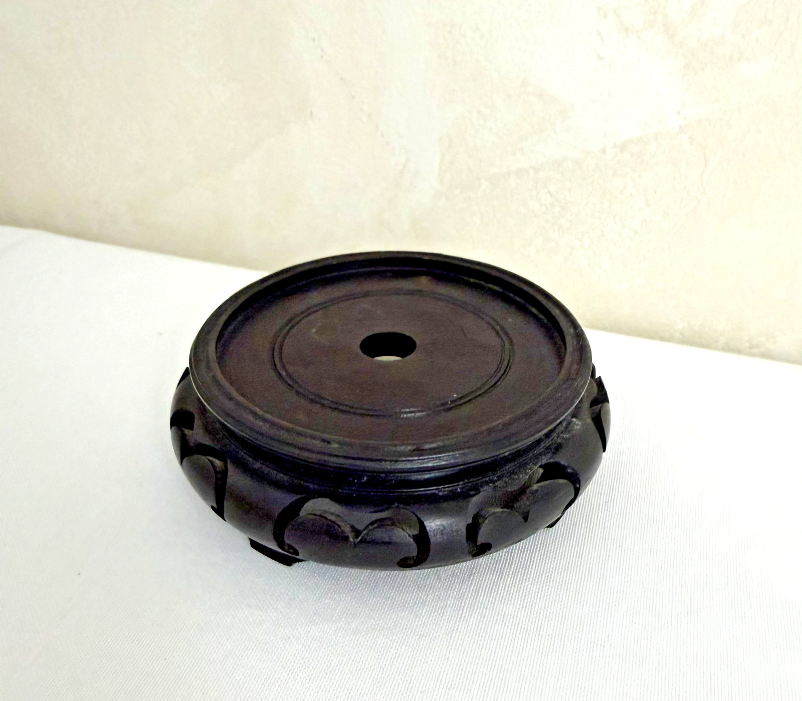 Vintage Chinese Hand Carved Wood Small 4