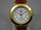 Vintage Timex Watch Women Indiglo 31mm Gold Tone New Leather Band New Battery